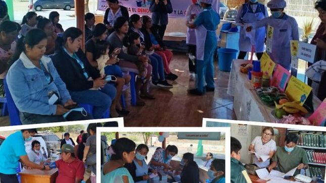 Campaña médica en el centro poblado Vichayal