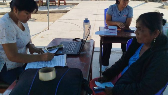 Campaña médica en el centro poblado Vichayal