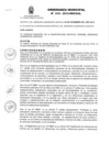 Vista preliminar de documento Ordenanza Municipal Nro 019 - 2012 - Mdcgal