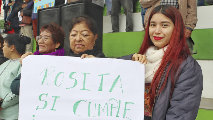 Rosa Vásquez inaugura obra de servicios de agua potable y alcantarillado en urbanización San Patricio en Paramonga 