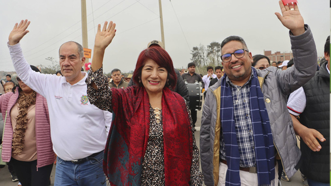 Modernas vías inauguradas por Rosa Vásquez para el desarrollo del distrito de Supe
