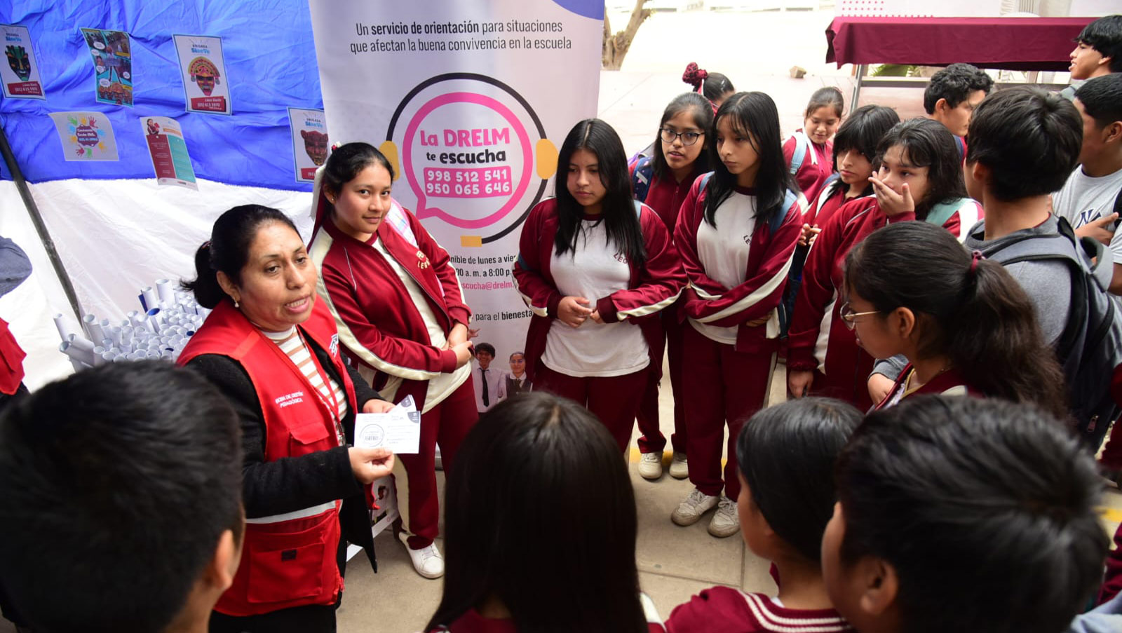 Estudiantes en Jornadas contra la violencia