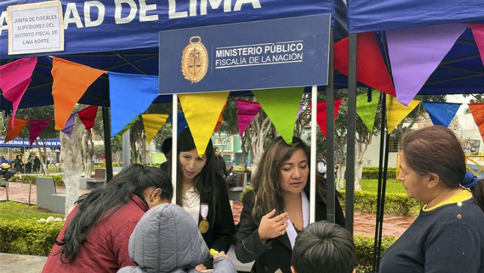 San Martín de Porres: Fiscalía participa en feria para orientar y prevenir la violencia contra la mujer y los integrantes del grupo familiar