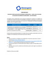 Vista preliminar de documento Comunicado 3: Registro de precalificación de empresas supervisoras Electricidad - SICOES