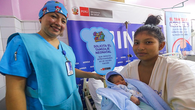 Pruebas de tamizaje neonatal alcanzaron el 85 % de cobertura a nivel nacional