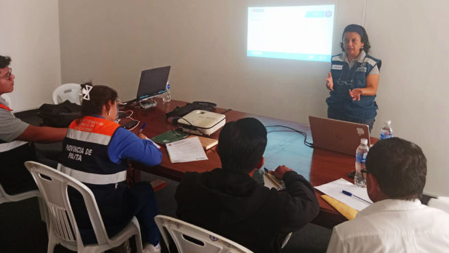 Municipalidad de Paita recibe asistencia técnica del Cenepred para fortalecer la gestión del riesgo de desastres