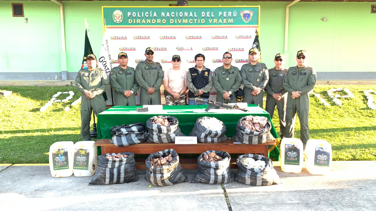Vraem: Fiscalía dirige intervención a megalaboratorio de droga en Llochegua