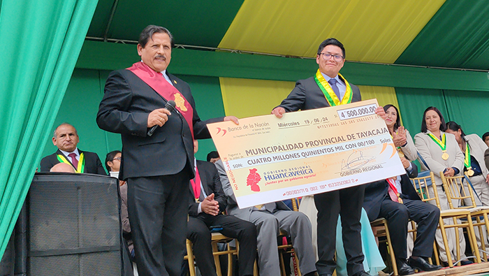 nota de prensa del Gobierno Regional de Huancavelica