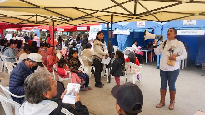 Hospital itinerante del HEVES brindó atención especializada a más de 3000 personas de Lima sur