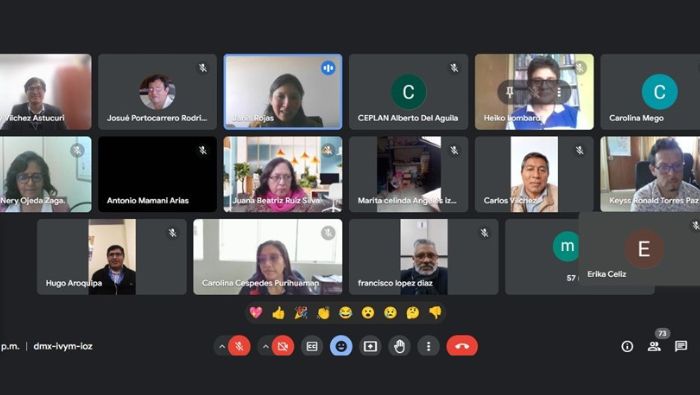 Taller virtual: “Información estratégica y prospectiva: construyendo el futuro de Lambayeque”.

