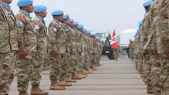 Cascos Azules peruanos partirán al África en misión de paz de las Naciones Unidas