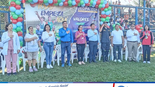 MOTIVADORA INAUGURACION DE LOS JUEGOS ESCOLARES DEPORTIVOS Y PARADEPORTIVOS 2024