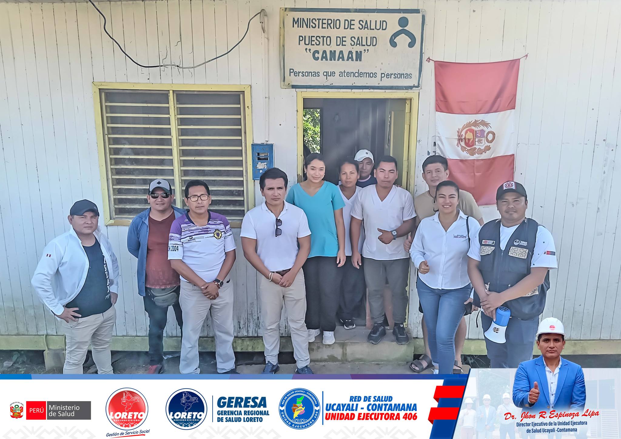 El Director Ejecutivo visito la CC.NN. Bellavista, Canaán de Cachiyacu y el Centro Poblado de Santa Rosa de Cashiboya