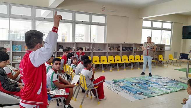Municipalidad capacitó a 150 escolares paiteños sobre el manejo de residuos sólidos