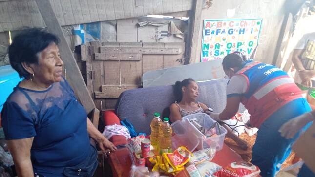 𝗠uni Belén brinda apoyo a vecina delicada de salud