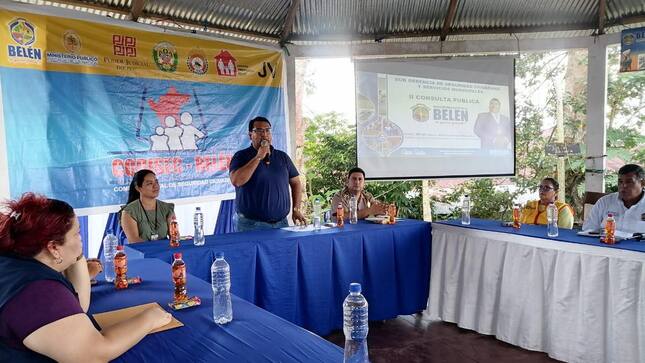 Alcalde de la Municipalidad Distrital de Belén, Cesar Vidaurre Floridas, participa de la II Consulta Pública de Seguridad