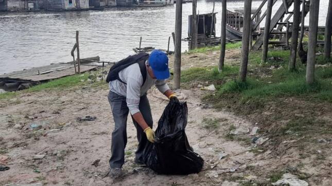  La Municipalidad Distrital de Belén a través de la Sub Gerencia de Gestión Ambiental realizó una minga de limpieza en el Caserío San Andrés
