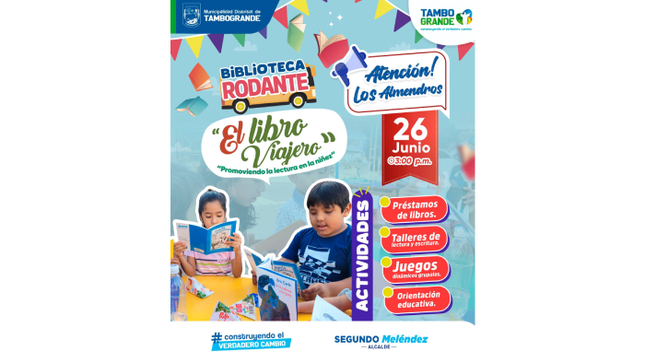 BIBLIOTECA RODANTE "EL LIBRO VIAJERO
