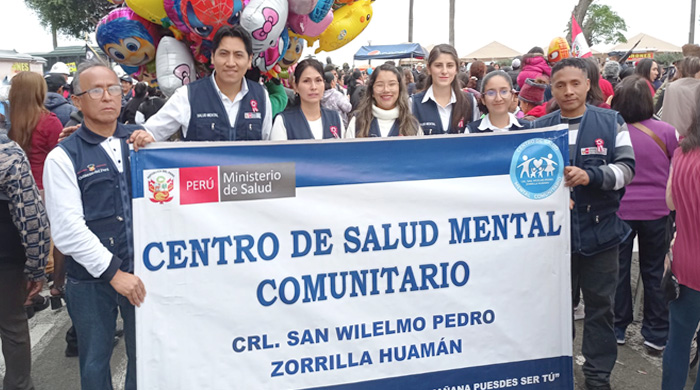 Centro de Salud Mental Comunitario se hizo presente en el desfile de la Semana Chorrillana por el “Día de San Pedro y San Pablo”