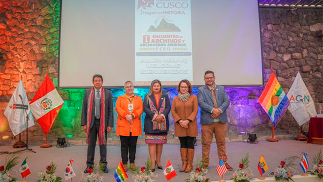 Presidenta de la Corte de Cusco participó en el "I Encuentro de Archivos y Archiveros Andinos"