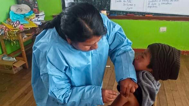 Puno vacunación Heladas 