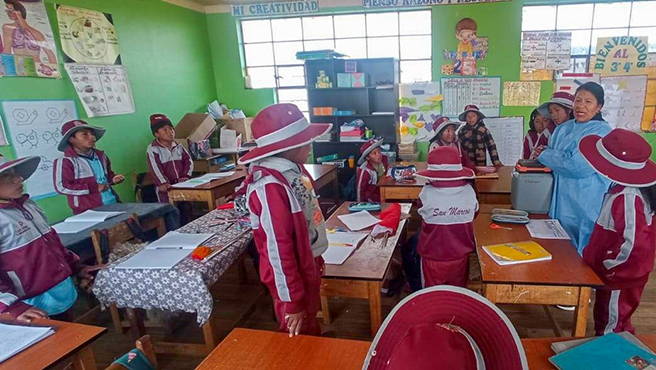Puno vacunación Heladas