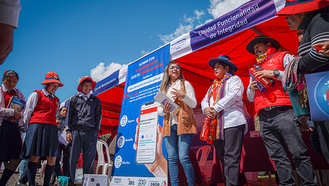 Justicia Itinerante se trasladó al Centro Poblado de Chillca del distrito de Ollantaytambo