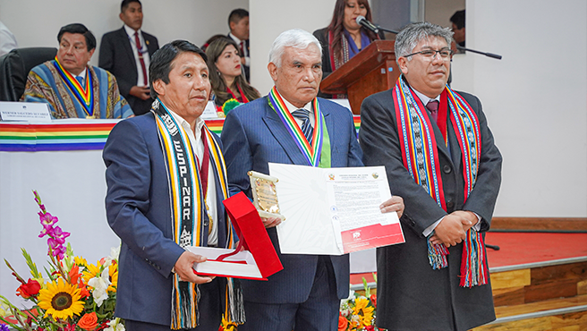 Presidenta de la Corte de Cusco participó en Sesión Solemne del Consejo regional en homenaje al Cusco