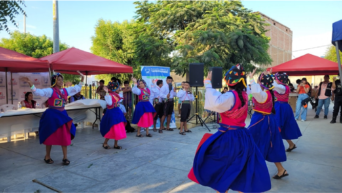 MDT realiza baile cultural en a.h Andrés Rázuri