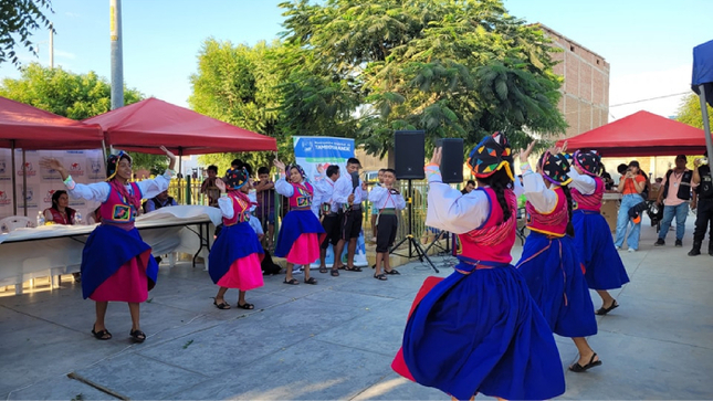 MDT realiza baile cultural en a.h Andrés Rázuri