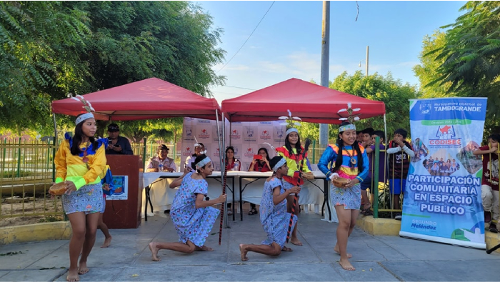 MDT realiza baile cultural en a.h Andrés Rázuri