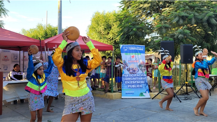 MDT realiza baile cultural en a.h Andrés Rázuri