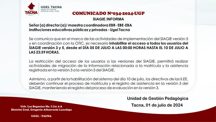 Archivo JPG de comunicado