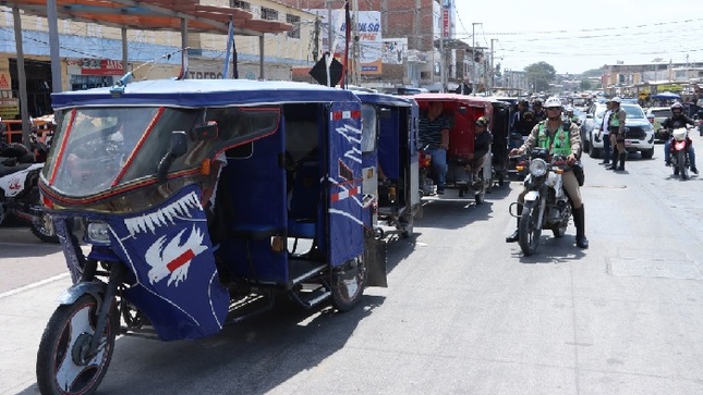 23 mototaxis intervenidas