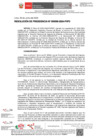 Vista preliminar de documento Resolución 058-2024-P/IPD - Autorización a Procuradora Pública y Procurador Público Adjunto del MINEDU para suscripción de acuerdo con la FED de Boxeo