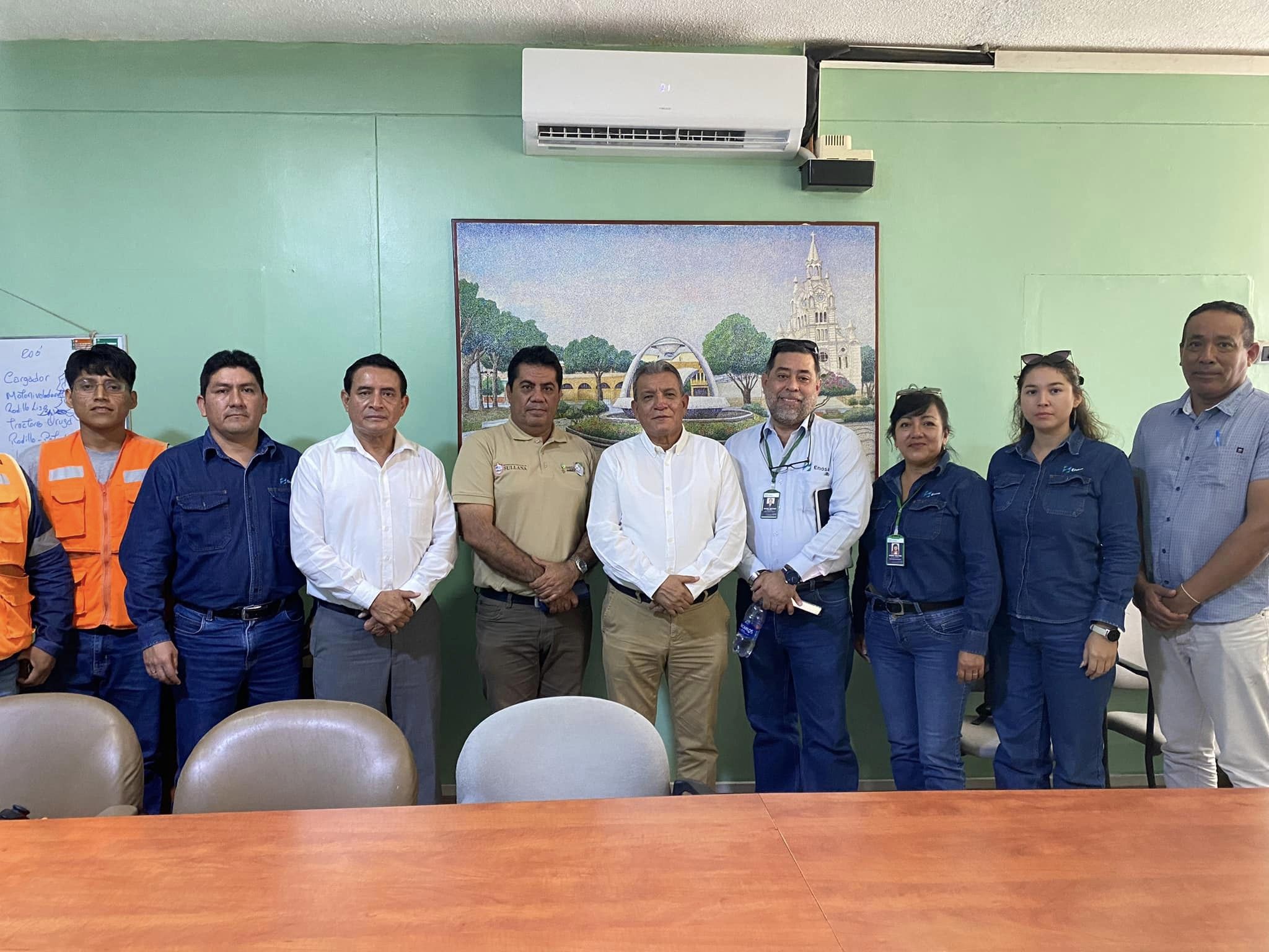 Municipalidad De Sullana Y Enosa Trabajaran Juntos Para Mejorar La Iluminacion Y Recuperar Áreas Verdes En Sullana.