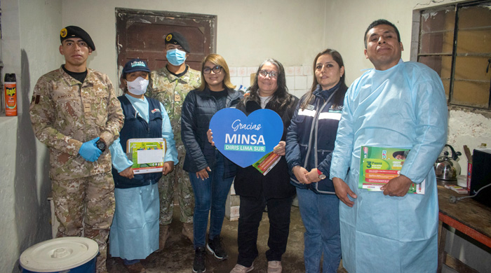 Diris Lima Sur y Ministerio de Defensa realizan jornada contra el dengue en más de 2 mil viviendas de Villa María del Triunfo