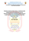 Vista preliminar de documento VI CONVOCATORIA CAS 006  FORTALECIMIENTO 2024