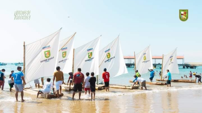 Foto Regatas de balsa a vela y remo en Cancas