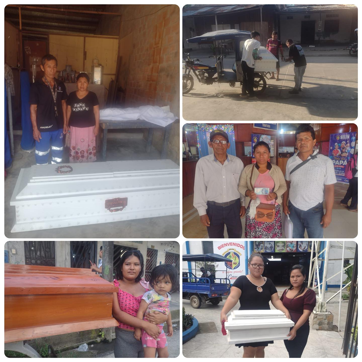 Alcalde de la municipalidad de belΓ©n apoya a familias en momentos difΓciles