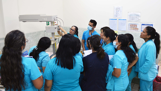 Gerencia Regional de Salud y Red de Salud Chiclayo fortalecen habilidades del personal de Enfermería