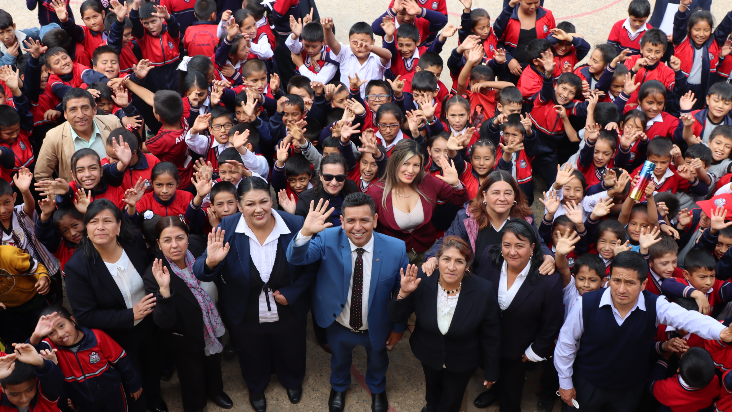 El Director Regional de Educación Visita I.E. N°18006 en Pedro Castro Alva