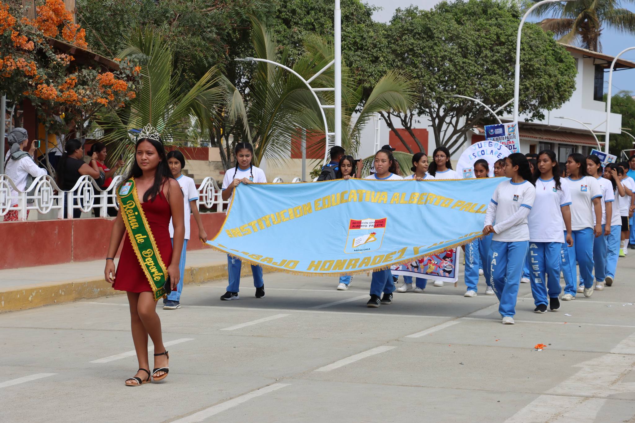 Ceremonia de inauguración de la etapa distrital de los juegos deportivos escolares nacionales 2024
