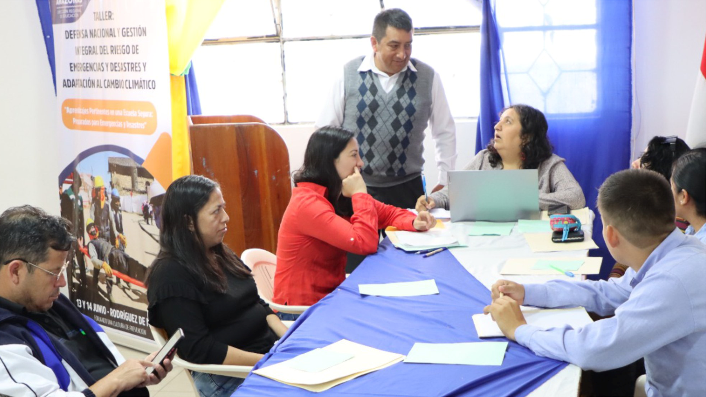 DREA Impulsa Taller Sobre Defensa Nacional y Gestión de Riesgo ante Emergencias y Desastres, en la Provincia de Rodríguez de Mendoza