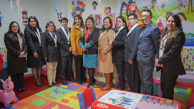 Módulo Penal del SNEJ Cusco inauguró Sala Lúdica y Lactario Institucional