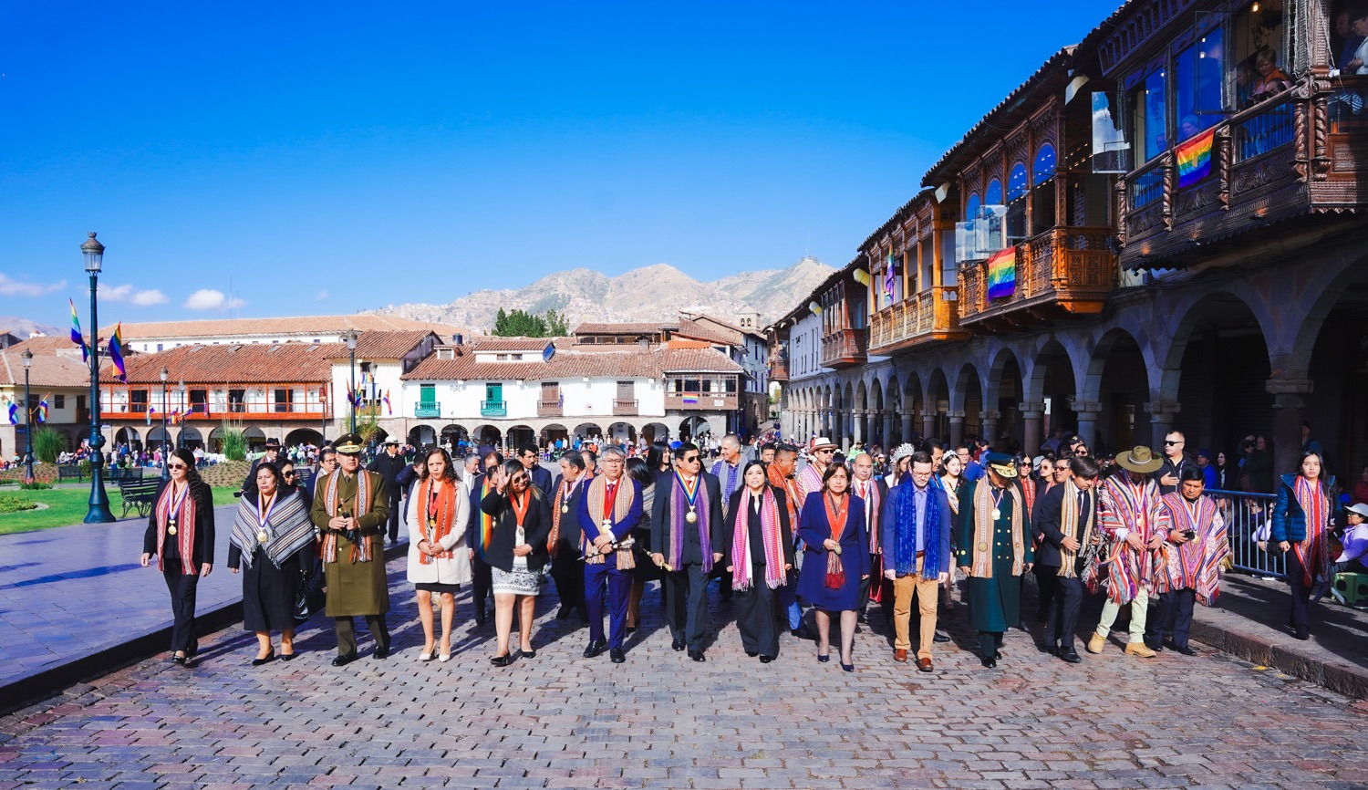 Presidenta de la Corte de Cusco participó de las actividades centrale por el día del Cusco