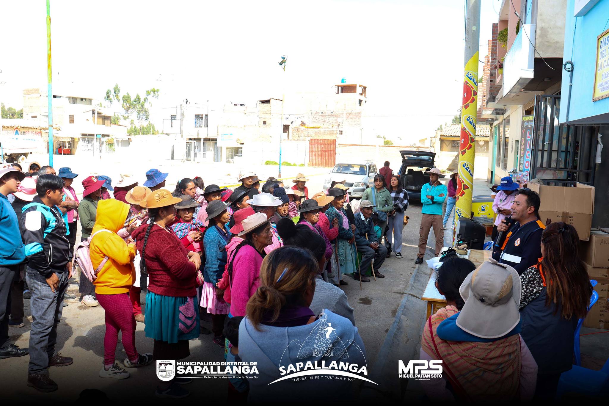 Continuamos brindando apoyo antes las heladas y frio extremo en Miluchaca¡¡