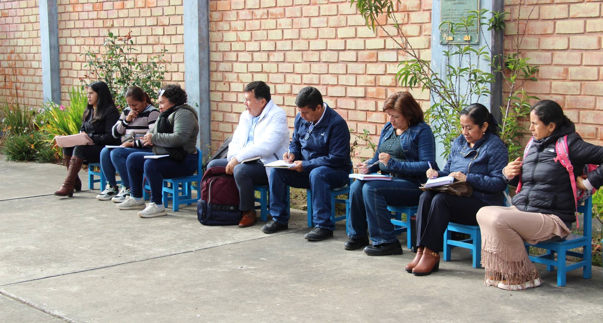 Especialista de Educación de la Amazonía Descubren la Estrategia "Comunidad Educa" en la I.E. N° 005 de Huancas
