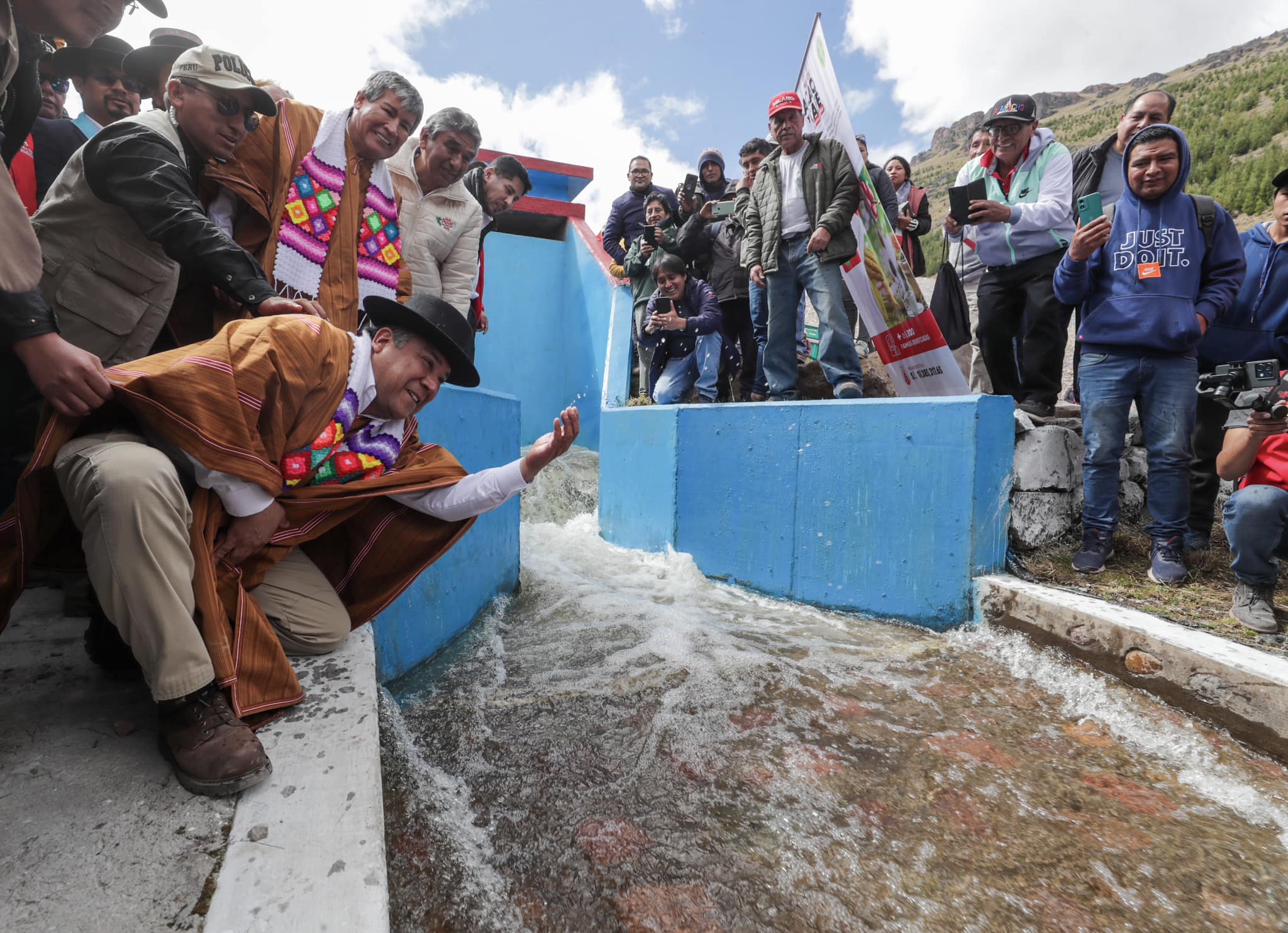 Gobernador Regional inauguró represa Pallca