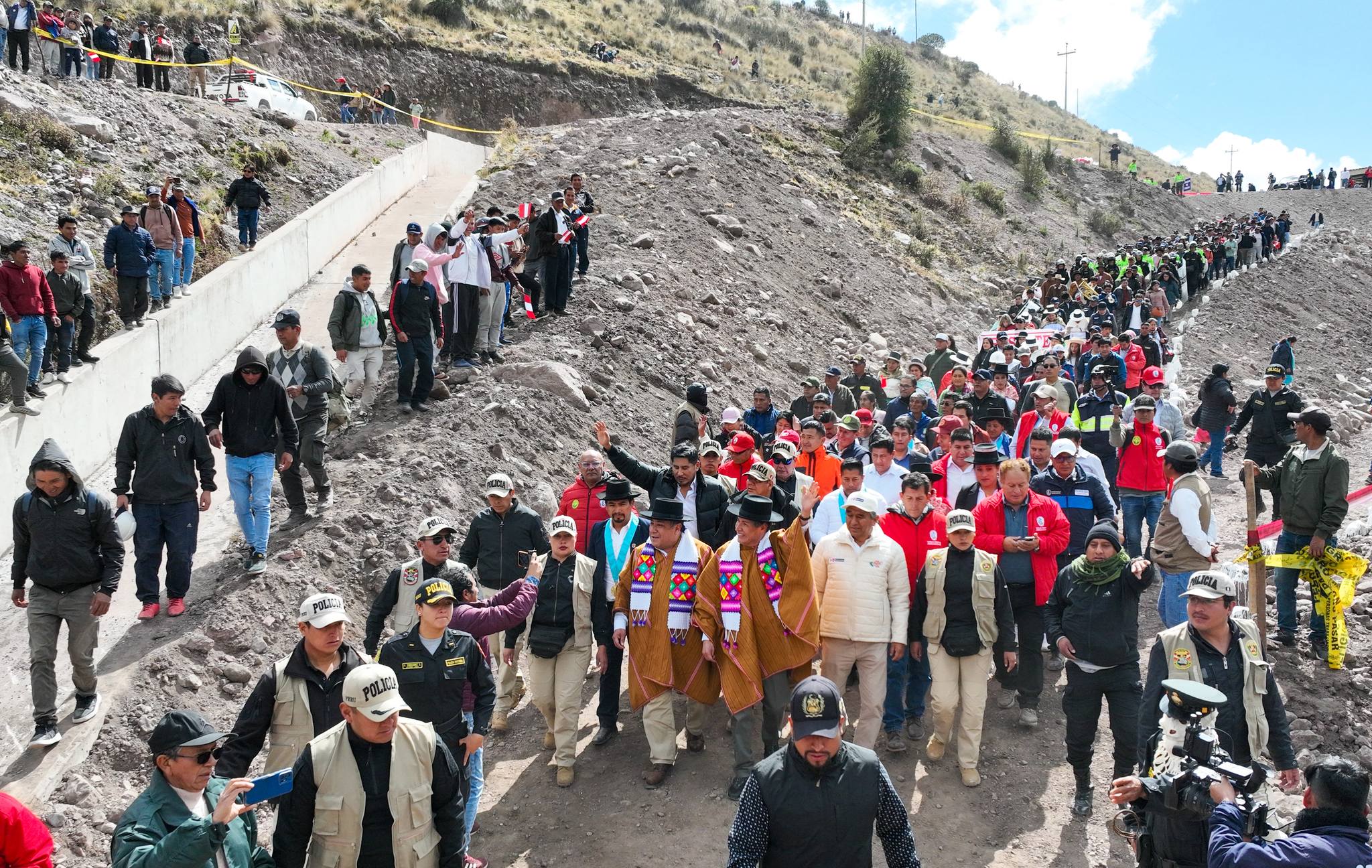 Gobernador Regional inauguró represa Pallca